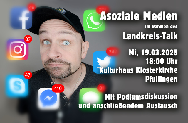 Dominik Kuhn Vortrag Asoziale Medien Pfullingen